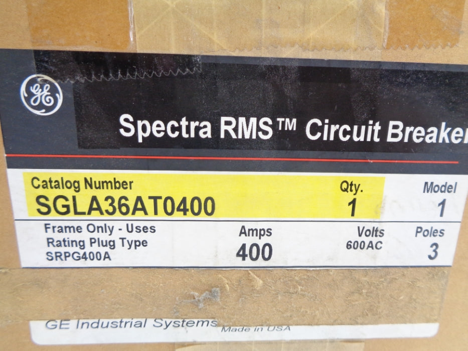 GENERAL ELECTRIC SGLA36AT0400 400A 600V NSMP