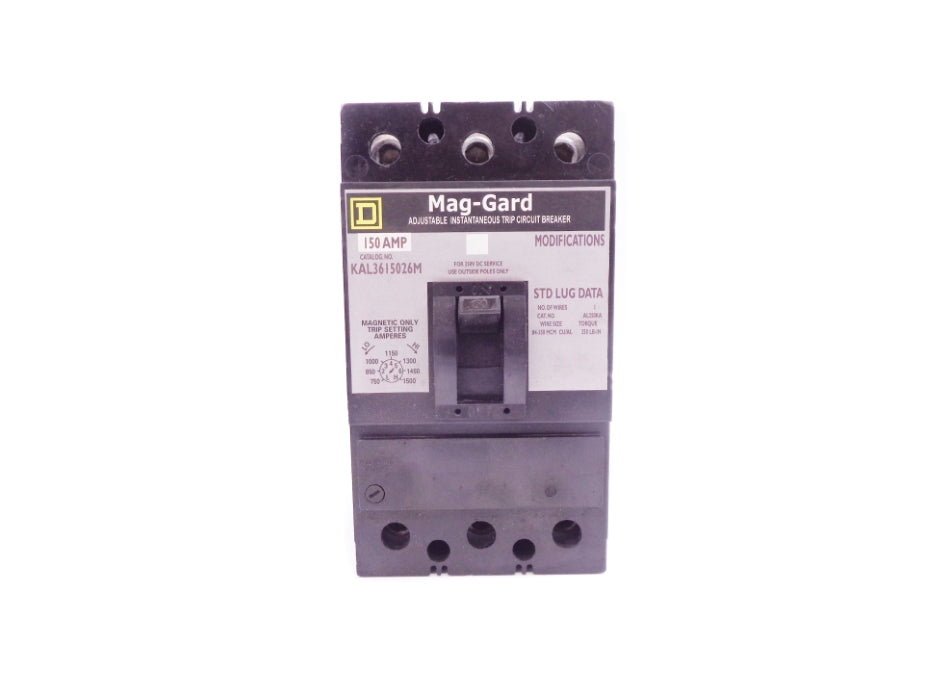 SQUARE D KAL3615026M 150A 250V NSNP