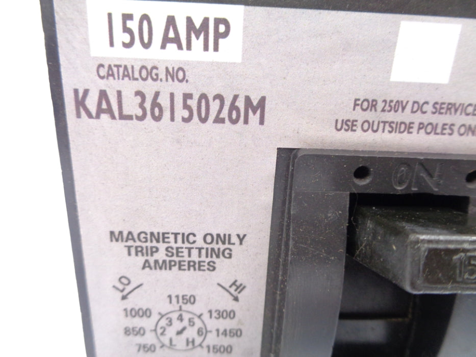 SQUARE D KAL3615026M 150A 250V NSNP