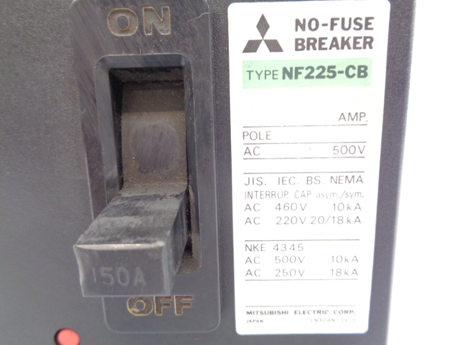 MITSUBISHI NF225-CB 460V 150A UNMP