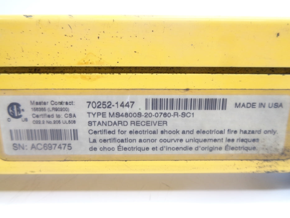 OMRON MS4800S-20-0760-R-SCI UNMP