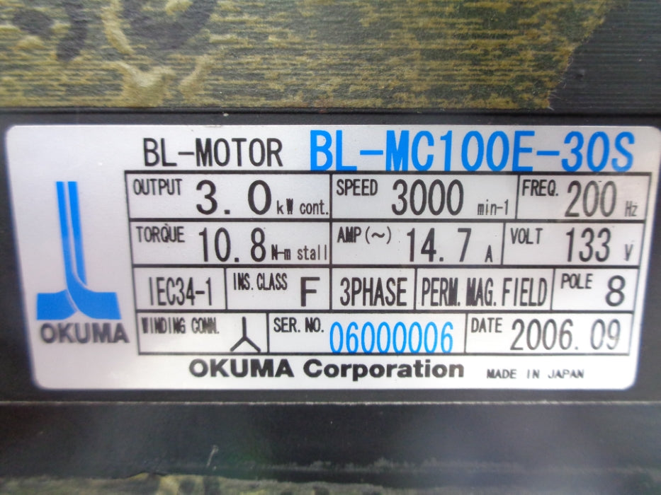 OKUMA BL-MC100E-30S NSNP