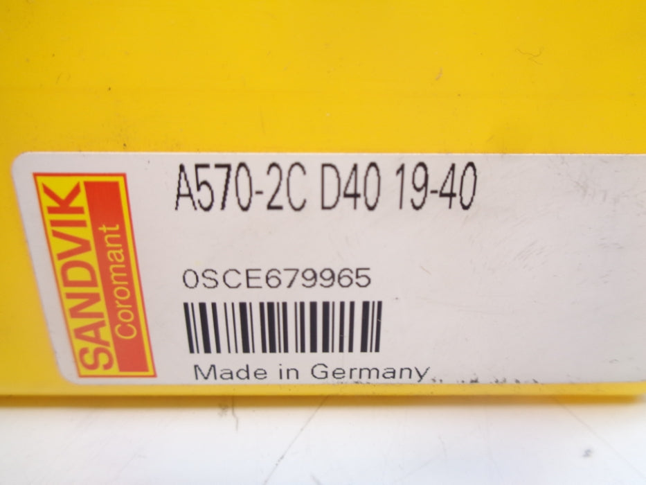 SANDVIK A570-2CD4019-40 NSMP