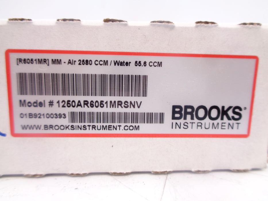 BROOKS INTSTRUMENT 1250AR6051MRSNV 200PSI NSMP