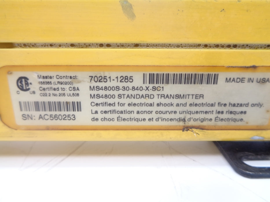 OMRON MS4800S-30-840-X-SC1 UNMP