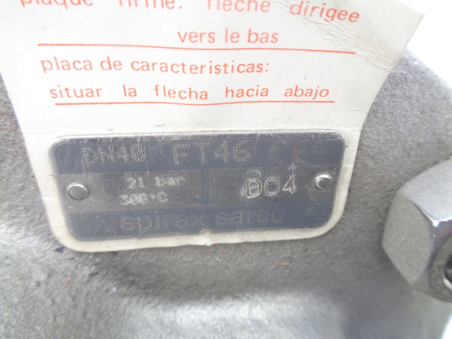 SPIRAX SARCO DN40FT46 NSNP