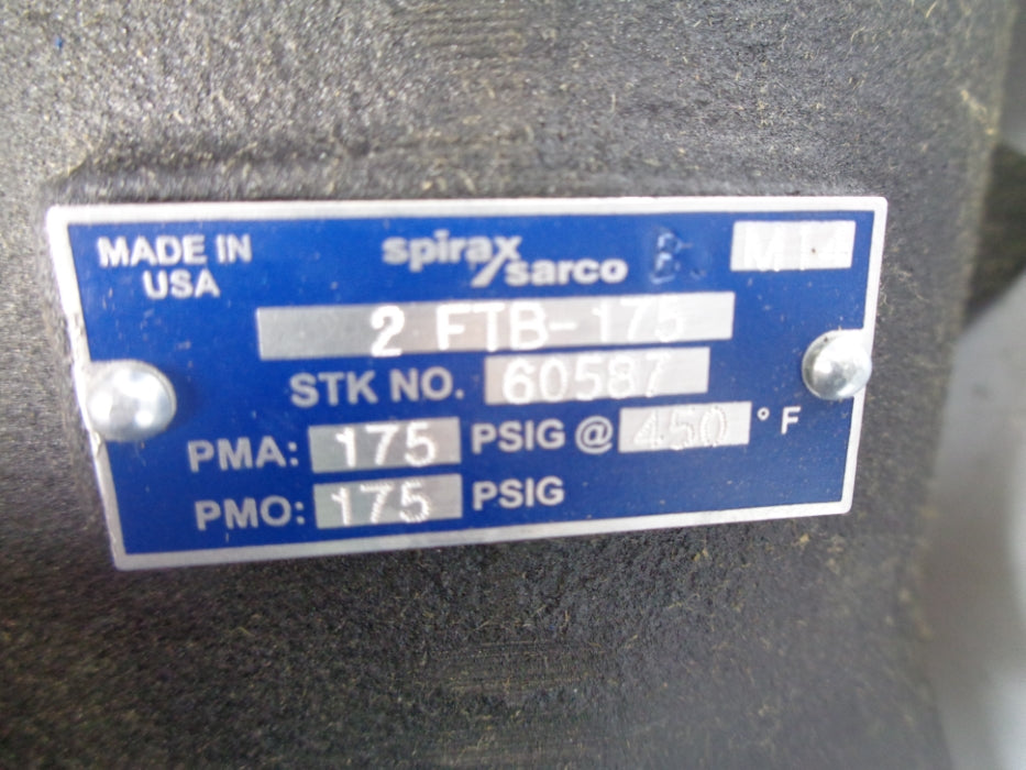 SPIRAX SARCO 2FTB-175 175PSI NSNP