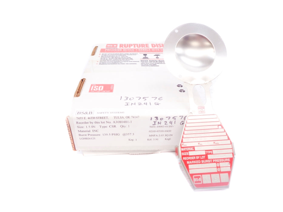 BS&B CSR 139PSI 1.5" NSMP