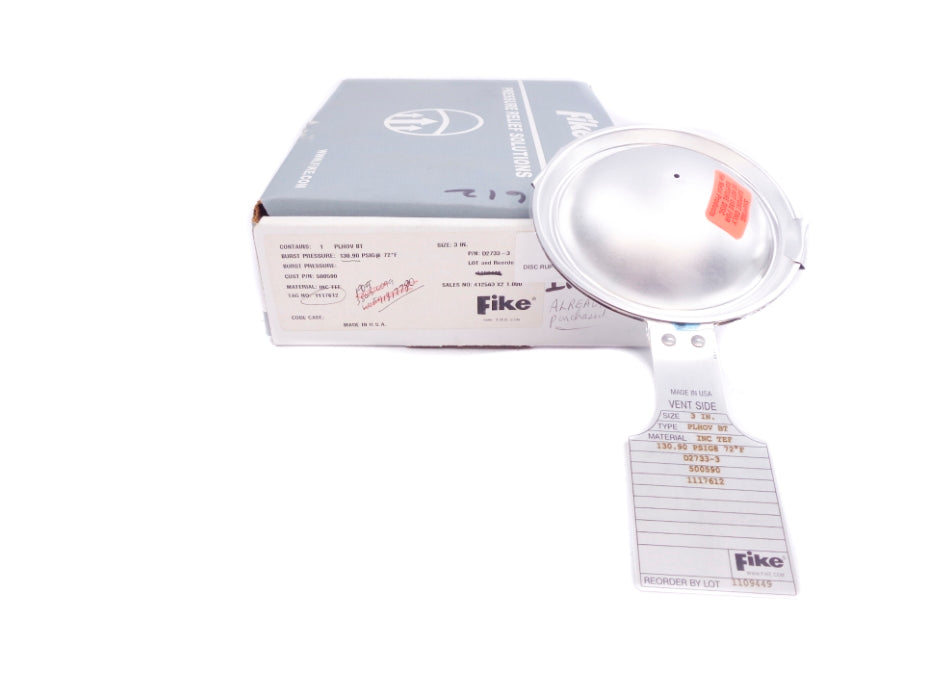 FIKE PLHOVBT 130.90PSI 3" NSMP