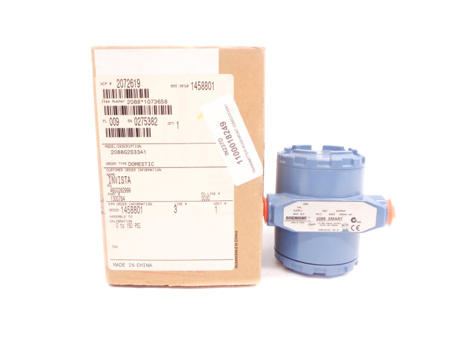 ROSEMOUNT 2088G2S33A1 150PSI NSMP