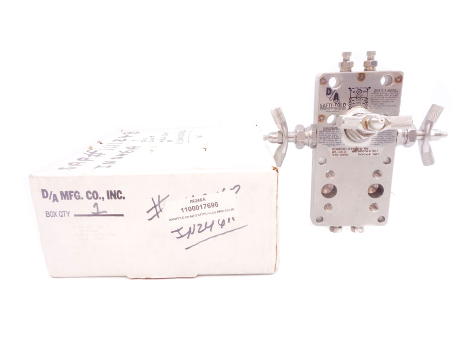 D/A MFG SF3FU-G-SS-PRM 6000PSI NSMP