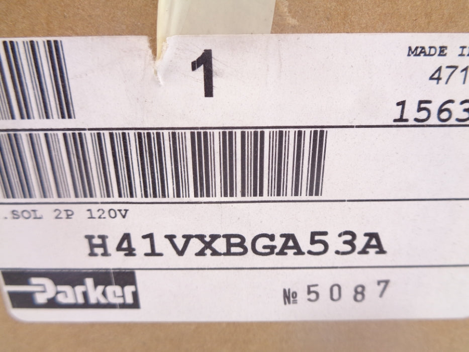 PARKER H41VXBGA53A 145PSI 120V NSMP