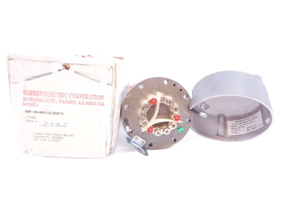 WARREN ELECTRIC XBF-18-460-14.5SS*3 NSMP