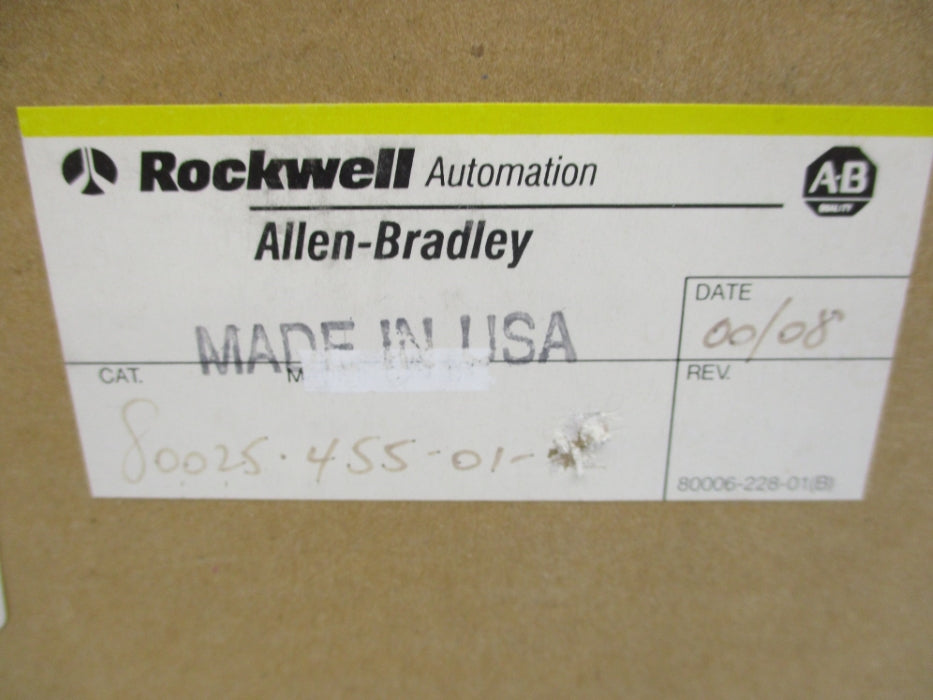 INDUSTRIAL SPARE PART 80025-455-01 (BR/YL) NSMP