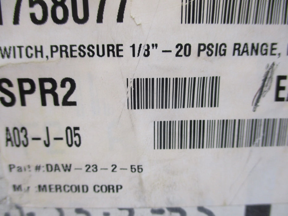 MERCOID DAW-23-2-5S NSMP