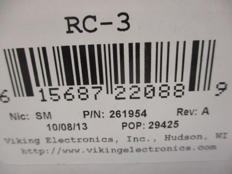 VIKING MODEL RC-3 261954 NSMP