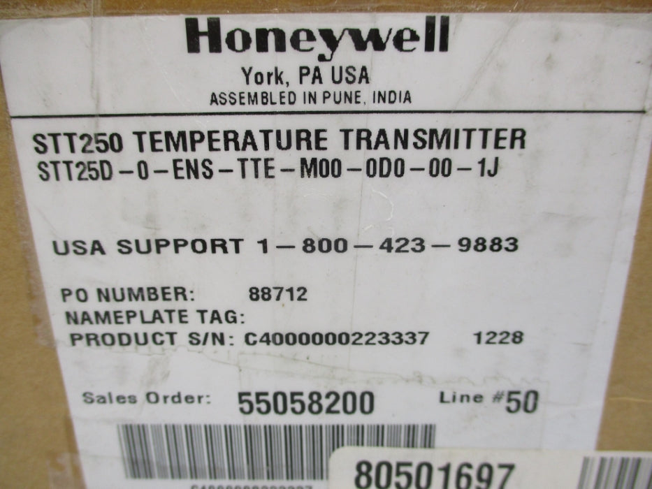 HONEYWELL STT25D-0-ENS-TTE-M00-0D0-00-1J NSMP