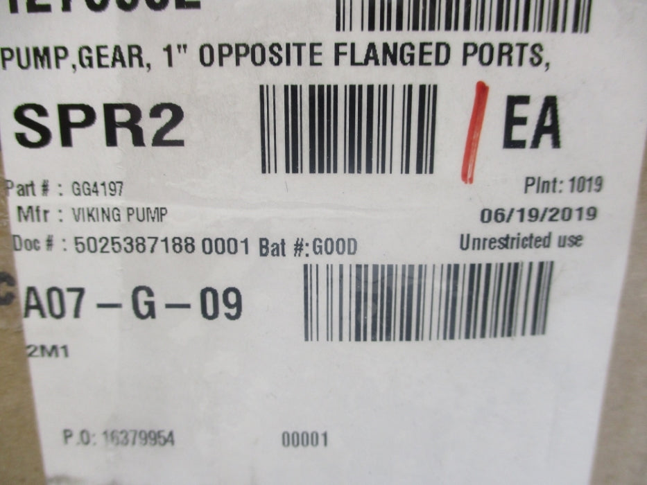 VIKING PUMP GG4197 NSMP