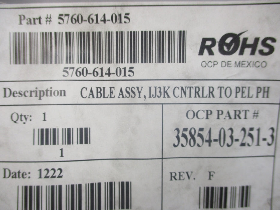ROHS 5760-614-015 NSMP