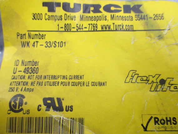 TURCK WK4T-33/S101 NSMP