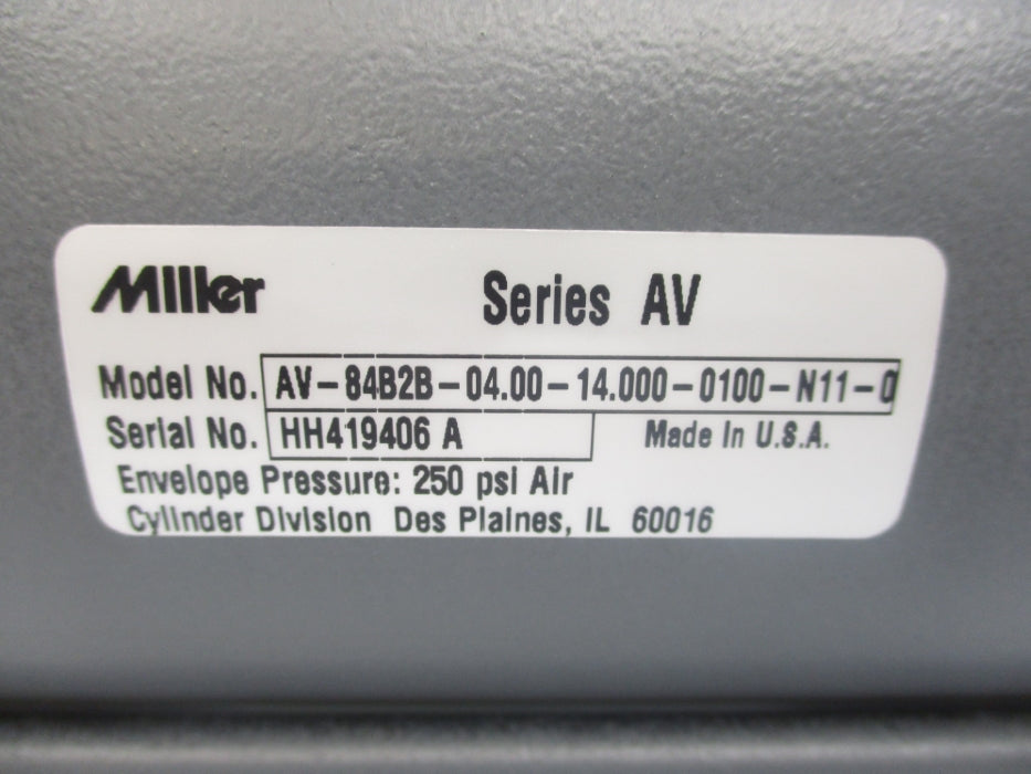 MILLER AV-84B2B-04.00-14.000-0100-N11-0 250PSI NSNP