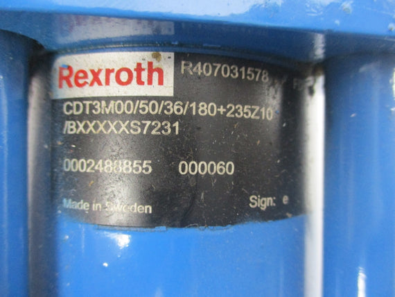 REXROTH R407031578 CDT3M00/50/36/180+235Z10/BXXXXXS7231 NSNP