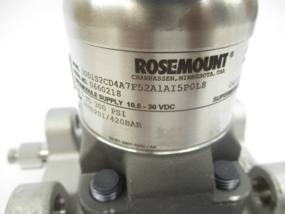 ROSEMOUNT 3051S2CD4A7F52A1AI5P0L8 300PSI NSMP