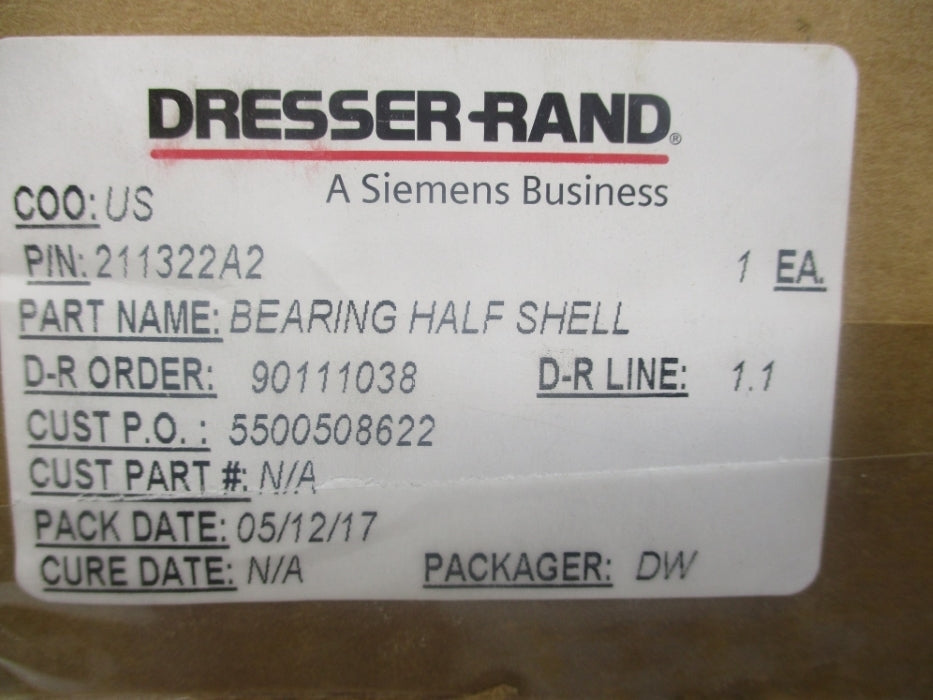 DRESSER RAND 211322A2 NSMP