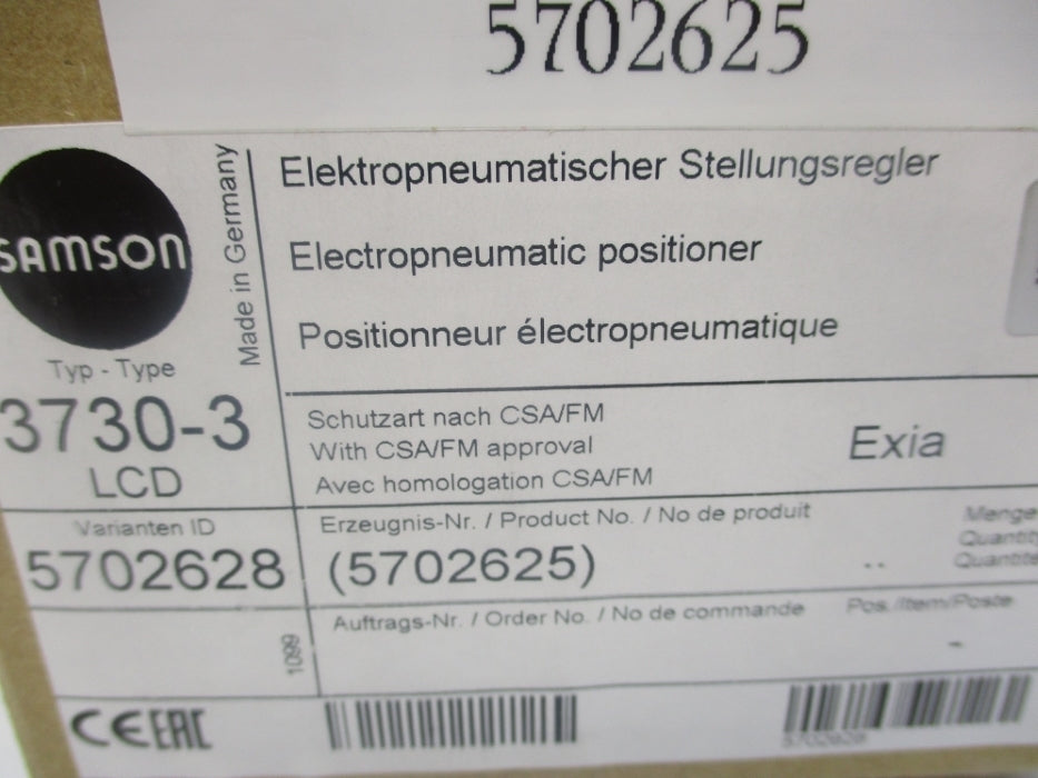 SAMSON 3730-3 NSMP