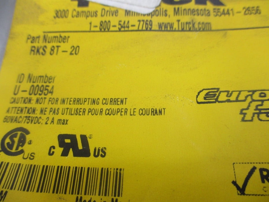 TURCK RKS8T-20 NSMP