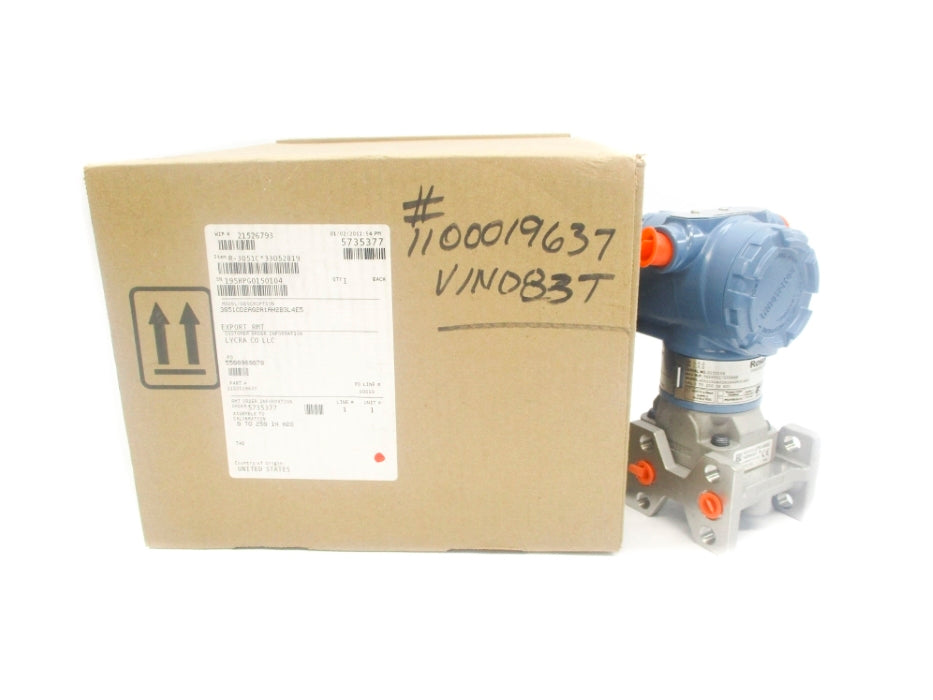 ROSEMOUNT 3051CD2A02A1AH2B3L4E5 3626PSI NSMP