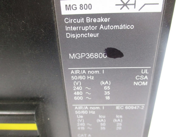 SQUARE D MGP36800 SER. 2 240V 800A NUPI