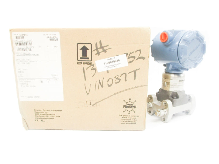 ROSEMOUNT 3051S2CD2A7F52A1AI5L8P0 250PSI NSMP