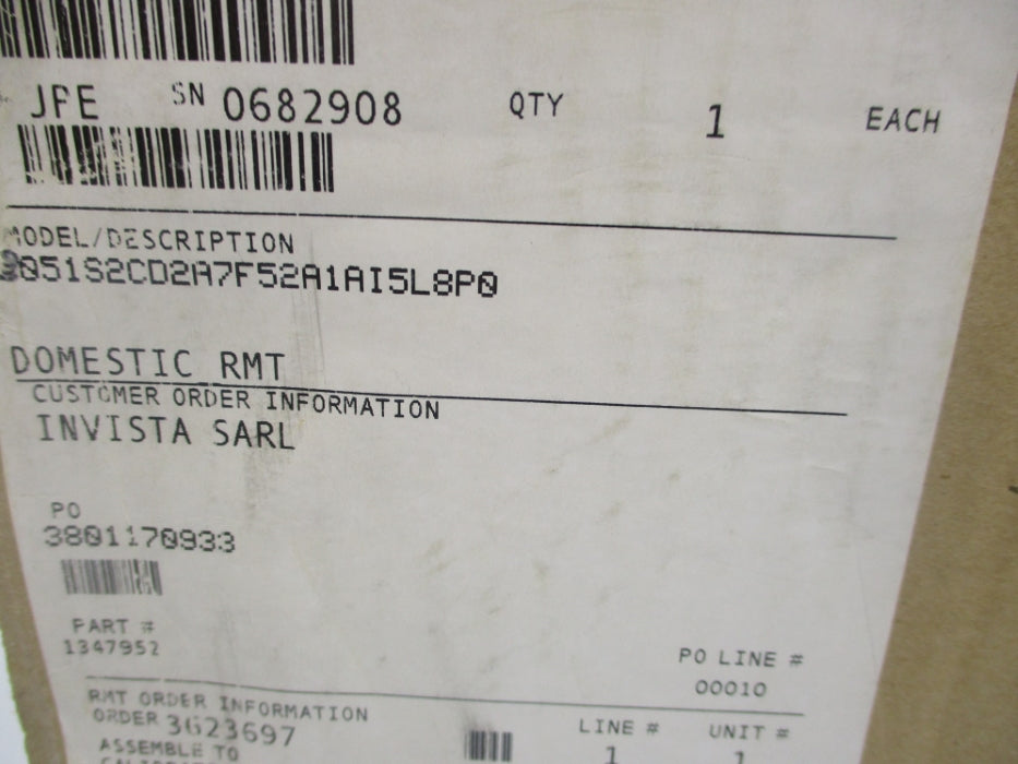 ROSEMOUNT 3051S2CD2A7F52A1AI5L8P0 250PSI NSMP