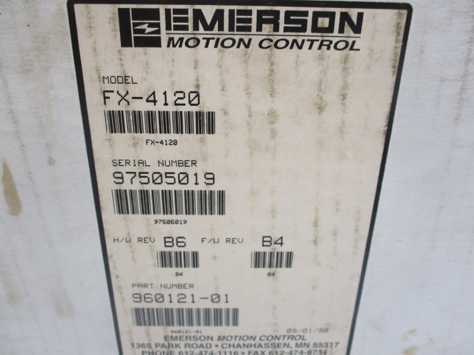 EMERSON FX-4120 960121-01 NSMP