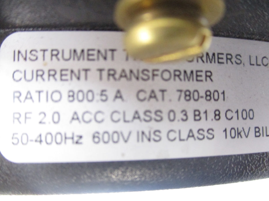 INSTRUMENT TRANSFORMERS 780-801 NSNP