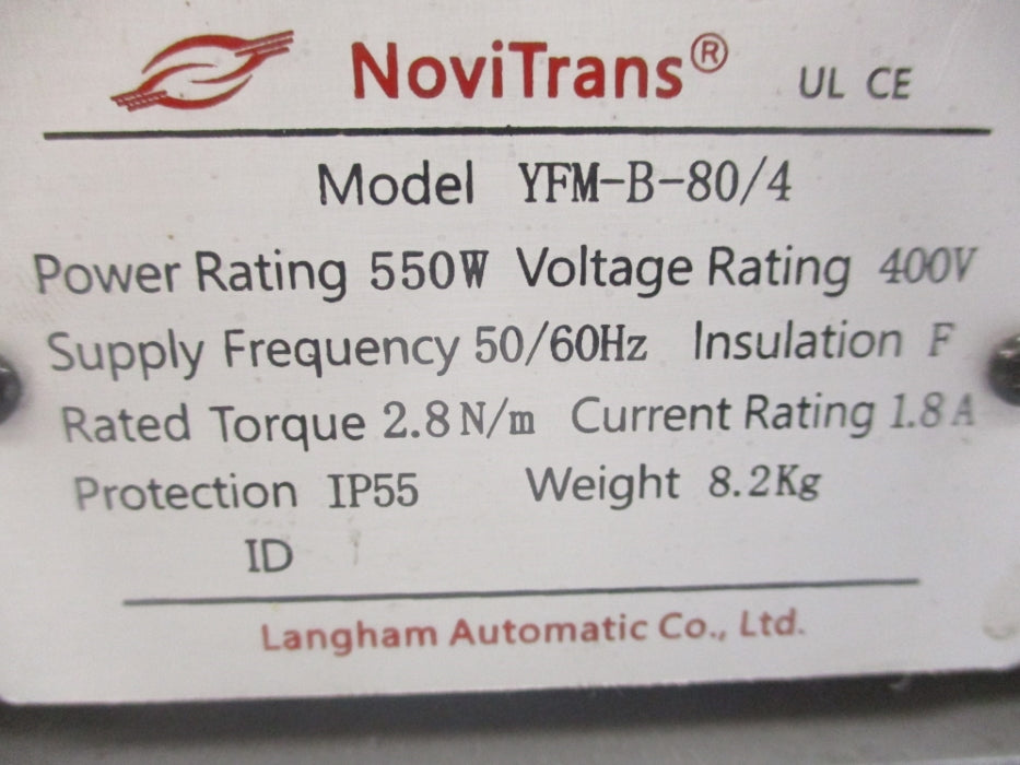 NOVITRANS YFM-B-80/4 NSNP