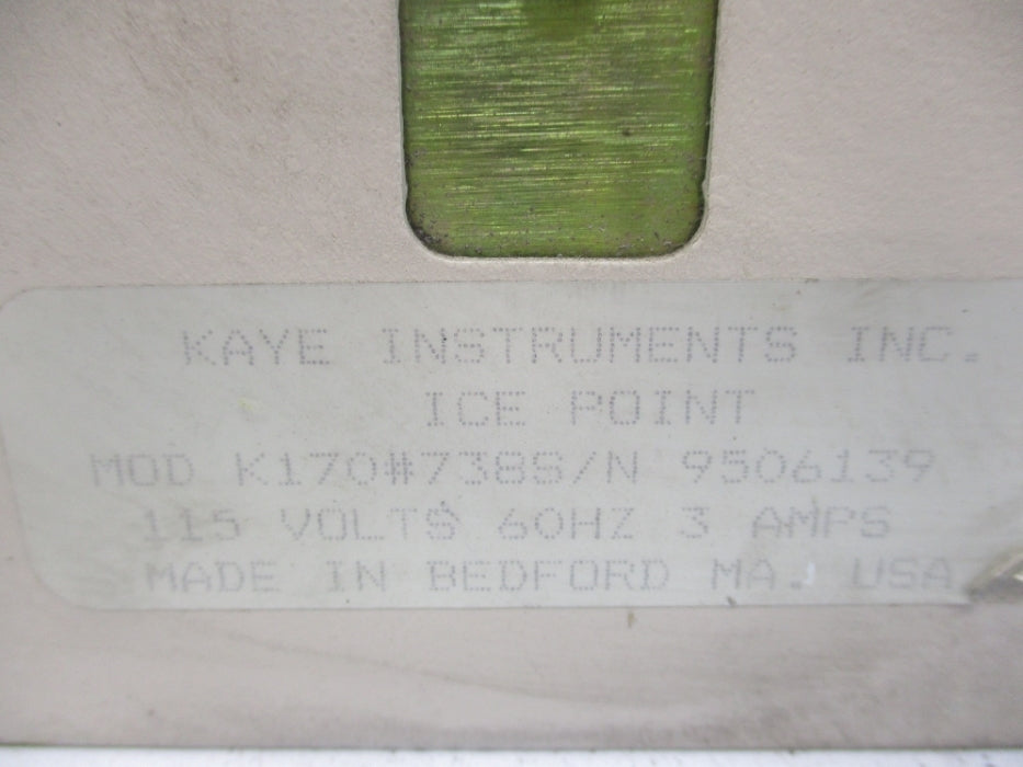 KAYE INSTRUMENTS K170#738S/N 9506139 (AS PICTURED) UNMP