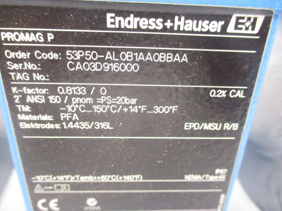 ENDRESS+HAUSER 53P50-AL0B1AA0BBAA NSNP
