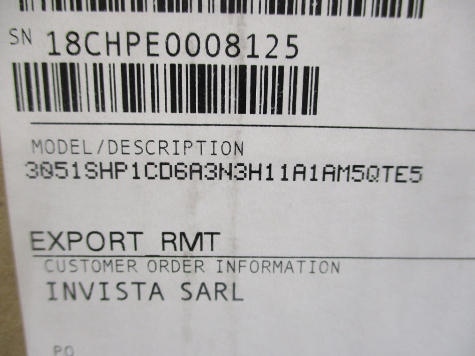 ROSEMOUNT 3051SHP1CD6A3N3H11A1AM5QTE5 15000PSI NSMP