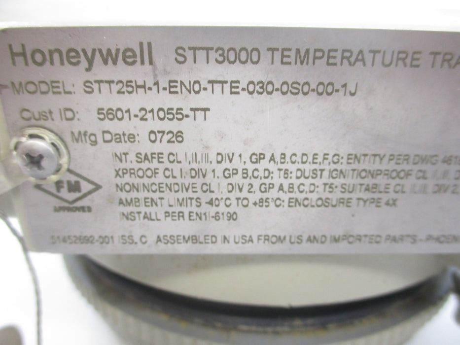 HONEYWELL STT25H-1-EN0-TTE-030-0S0-00-1J NSNP
