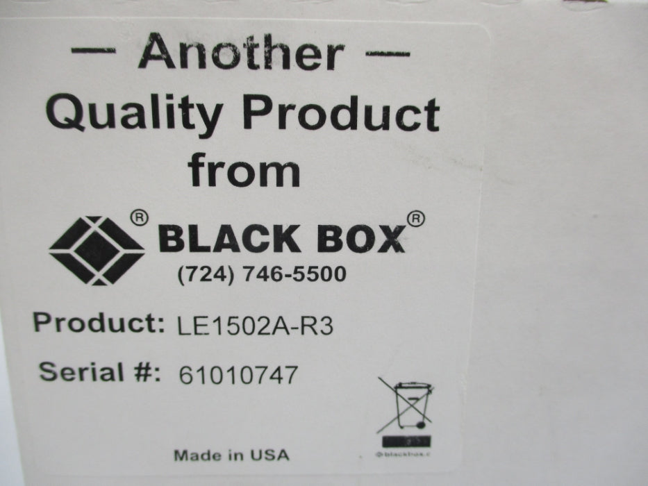 BLACK BOX LE1502A-R3 12VDC 1A NSMP