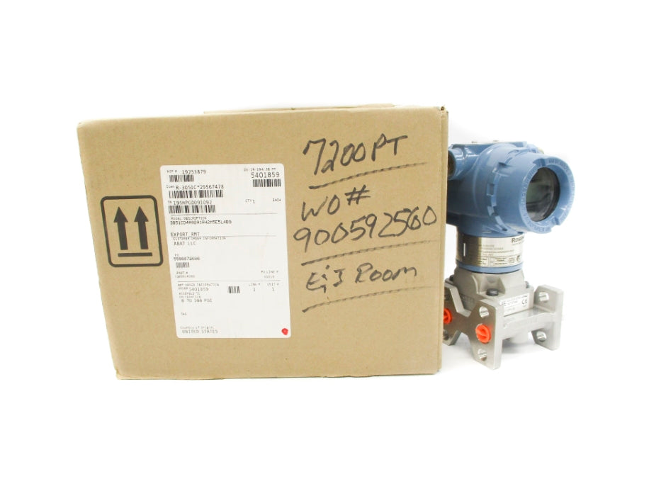 ROSEMOUNT 3051CD4A02A1AH2M5E5L4B89 300PSI NSMP
