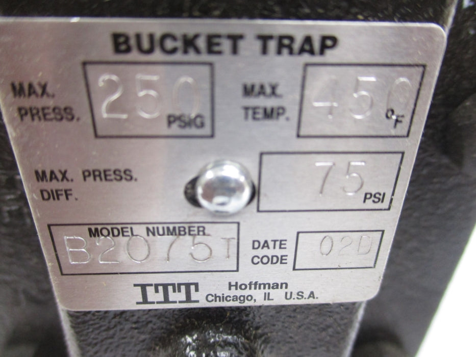 BEAR TRAP B25075T-3 250PSIG NSMP