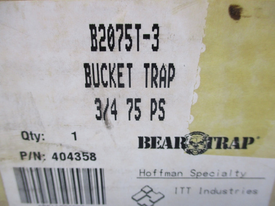 BEAR TRAP B25075T-3 250PSIG NSMP