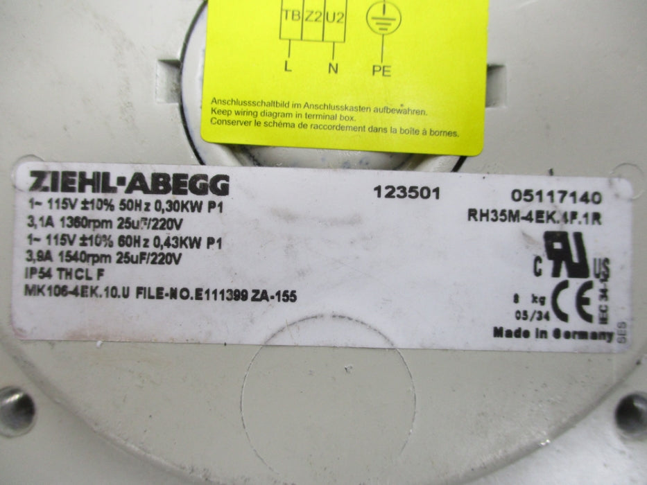 ZIEHL-ABEGG RH35M-4EK.4F.1R UNMP