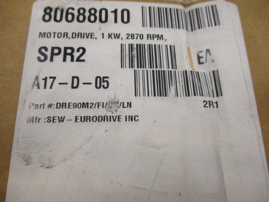 SEW-EURODRIVE DRP90M2/FI/LN 880078315.13.13.001 NSMP