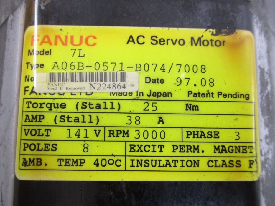 GE FANUC A06B-0571-B074/7008 UNMP