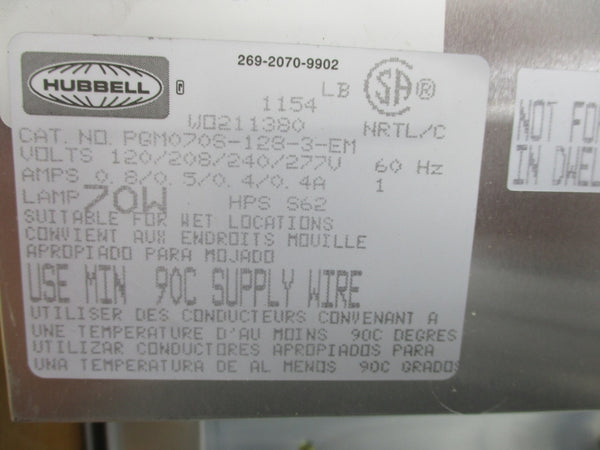 HUBBELL PGM070S-123-3-EM NSMP