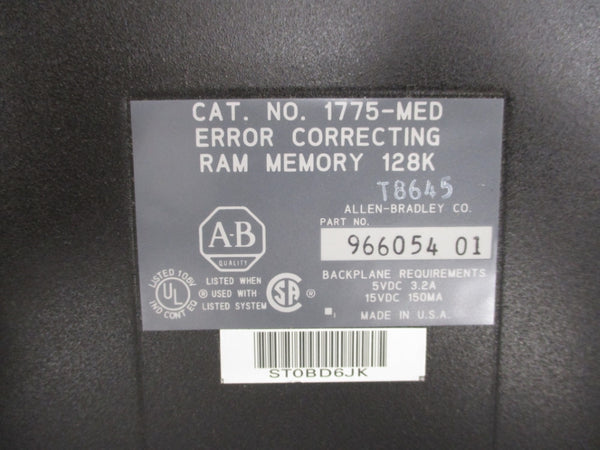 ALLEN BRADLEY 1775-MED 966054-01 UNMP